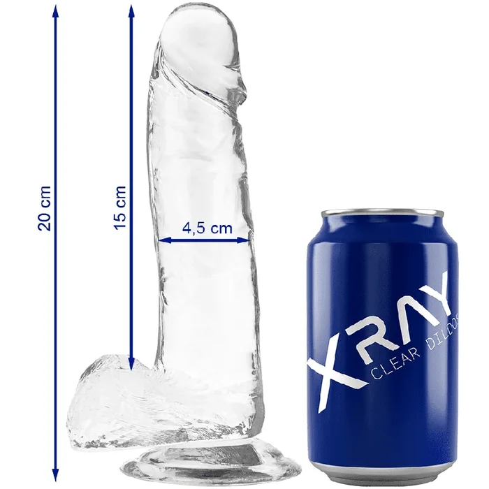 X Ray – Klarer Hahn mit Bllen 20 CM -O- 4.5 CM