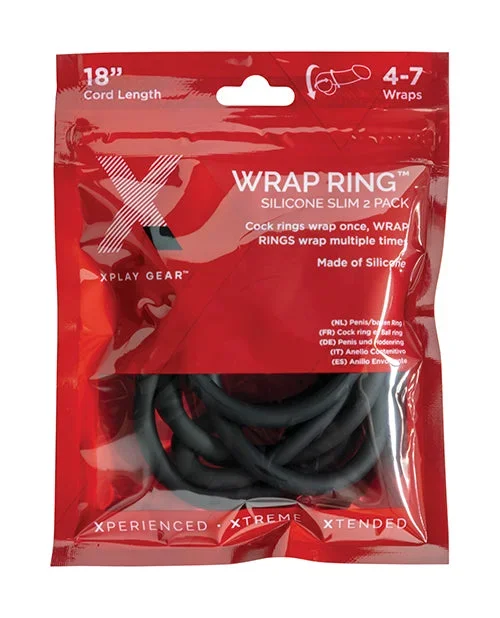 Xplay Gear Silicone 18′ Slim Wrap – Black Pack of 2