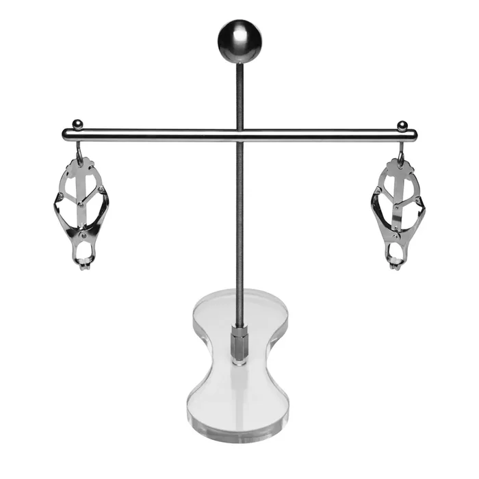 XR Brands – Tower of Pain Brustwarzenklemmen – Silber