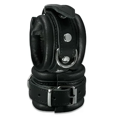 XXdreamSToys Leder-Handfesseln schwarz