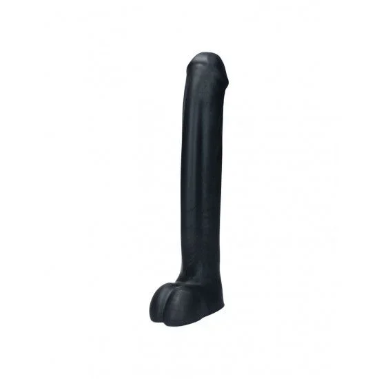 XXL Dildo „Hyperion“ (Metallic schwarz/grau)