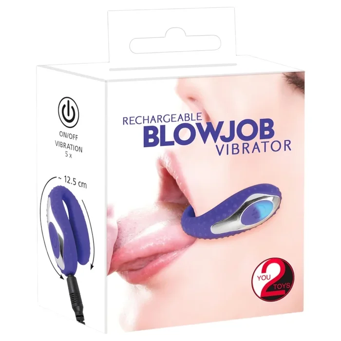 You2Toys – Oralsex – Akku Silikon-Mundvibrator (Lila)