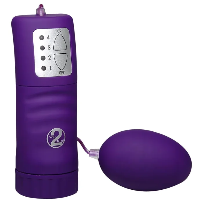 You2Toys – Samtiges vibro-Ei (lila)