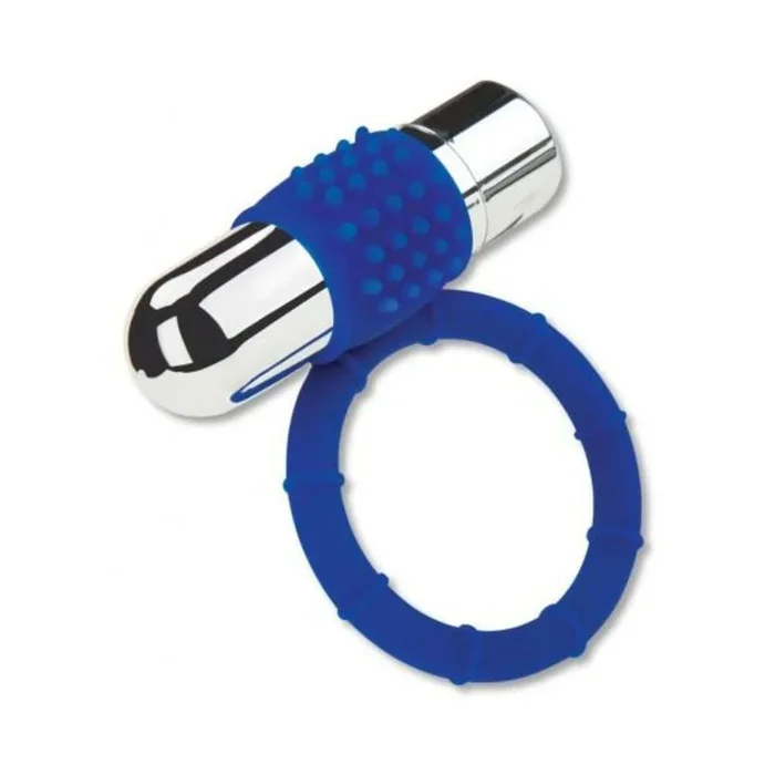 Zolo Powered Bullet Cock Ring – Blue